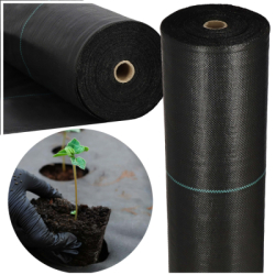 Agrotextília proti burine 1,6mx 50m ultra pevná SPRINGOS AG0046 čierna