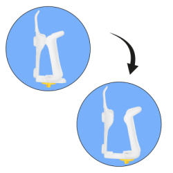 Držiak na fľaše SPRINGOS BA0088 biely