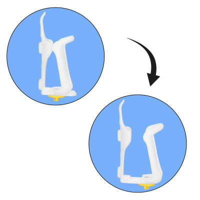 Držiak na fľaše SPRINGOS BA0088 biely