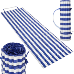 Plážová podložka 180x60 cm SPRINGOS PM0020 modro-biela