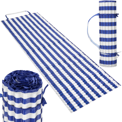 Plážová podložka 180x60 cm SPRINGOS PM0020 modro-biela