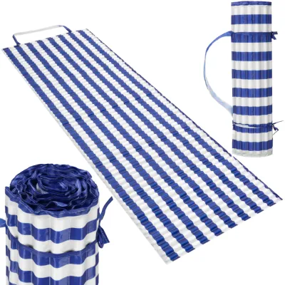 Plážová podložka 180x60 cm SPRINGOS PM0020 modro-biela