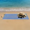 Plážová podložka 180x60 cm SPRINGOS PM0020 modro-biela