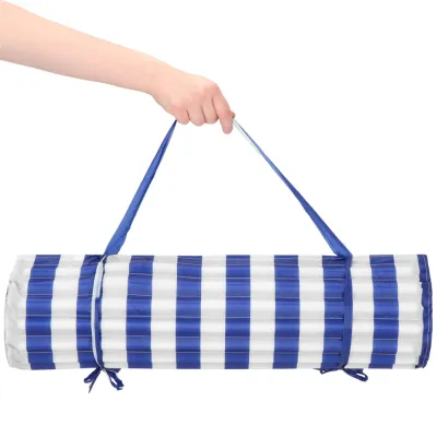 Plážová podložka 180x60 cm SPRINGOS PM0020 modro-biela