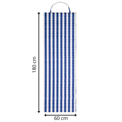Plážová podložka 180x60 cm SPRINGOS PM0020 modro-biela