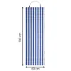 Plážová podložka 180x60 cm SPRINGOS PM0020 modro-biela
