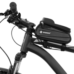 Braška na bicykel s miestom na telefón SPRINGOS BA0090 čierna