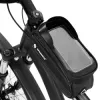 Braška na bicykel s miestom na telefón SPRINGOS BA0090 čierna