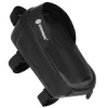 Braška na bicykel s puzdrom na telefón SPRINGOS BA0094 čierna