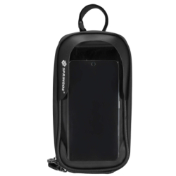 Braška na bicykel s puzdrom na telefón SPRINGOS BA0094 čierna