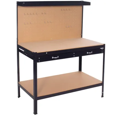 Dielenský pracovný stôl 120x60x155 cm SPRINGOS GRADON