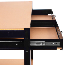 Dielenský pracovný stôl 120x60x155 cm SPRINGOS GRADON