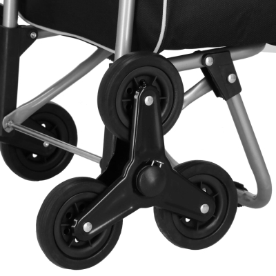 Nákupná taška na kolieskach 30L SPRINGOS CARRINA čierna