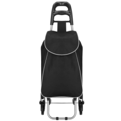 Nákupná taška na kolieskach 30L SPRINGOS CARRINA čierna