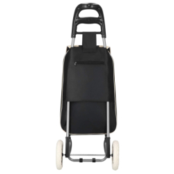 Nákupná taška na kolieskach 30L SPRINGOS DORINA čierno-biela