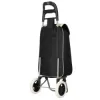 Nákupná taška na kolieskach 30L SPRINGOS DORINA čierno-biela