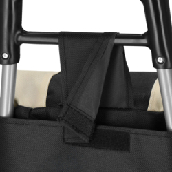 Nákupná taška na kolieskach 30L SPRINGOS DORINA čierno-biela