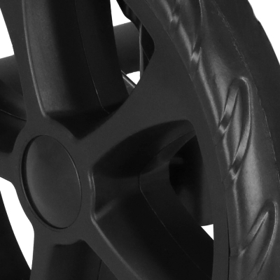 Nákupná taška na kolieskach 42L SPRINGOS ROLANDA čierna