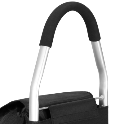 Nákupná taška na kolieskach 42L SPRINGOS ROLANDA čierna