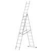 Hliníkový rebrík 3x10 priečok 6,04 m trojdielny HIGHER 6310