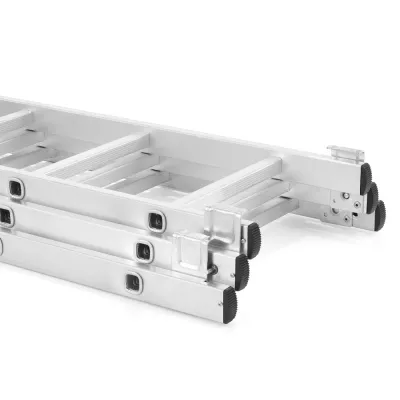 Hliníkový rebrík 3x10 priečok 6,04 m trojdielny HIGHER 6310