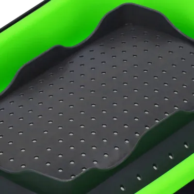 Skladací odkvapkávač do drezu SPRINGOS HA5196 šedo-zelený