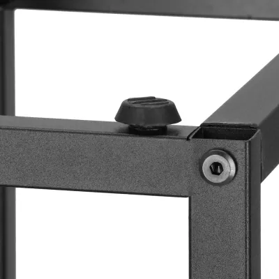 Kovový stojan na kvety 68 cm SPRINGOS PETALIA tmavo hnedý