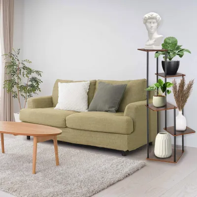 Kovový stojan na kvety 106 cm SPRINGOS FLORAE tmavo hnedý