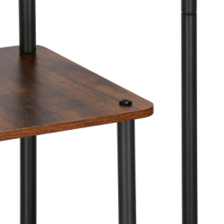 Kovový stojan na kvety 106 cm SPRINGOS FLORAE tmavo hnedý