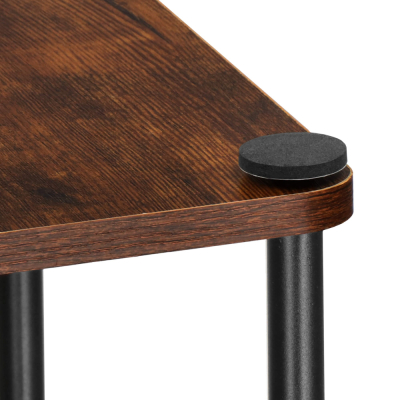 Kovový stojan na kvety 106 cm SPRINGOS FLORAE tmavo hnedý