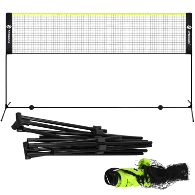 Sieť na bedminton 400x200 cm so stĺpikmi SPRINGOS KG0036