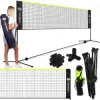 Sieť na bedminton 400x200 cm so stĺpikmi SPRINGOS KG0036