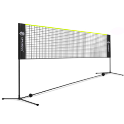 Sieť na bedminton 400x200 cm so stĺpikmi SPRINGOS KG0036
