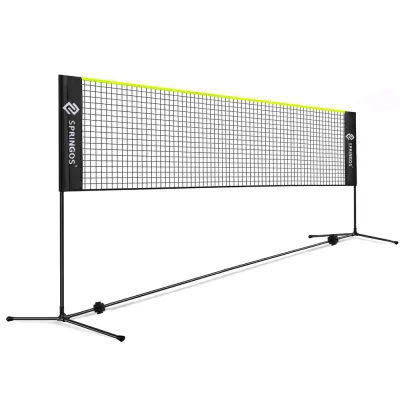 Sieť na bedminton 400x200 cm so stĺpikmi SPRINGOS KG0036