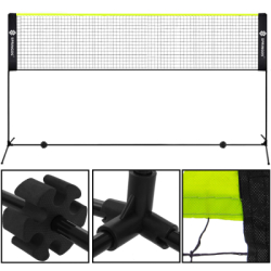 Sieť na bedminton 400x200 cm so stĺpikmi SPRINGOS KG0036