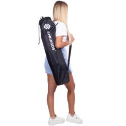 Sieť na bedminton 400x200 cm so stĺpikmi SPRINGOS KG0036