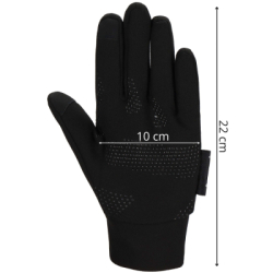 Dotykové rukavice veľ. M SPRINGOS GLOVIX čierne