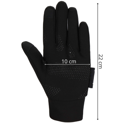 Dotykové rukavice veľ. M SPRINGOS GLOVIX čierne