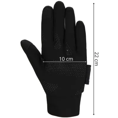 Dotykové rukavice veľ. M SPRINGOS GLOVIX čierne