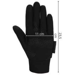Dotykové rukavice veľ. L SPRINGOS GLOVIX čierne