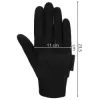 Dotykové rukavice veľ. L SPRINGOS GLOVIX čierne