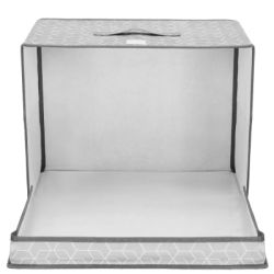 Úložný box 40x30x25 cm SPRINGOS HA0163 sivý