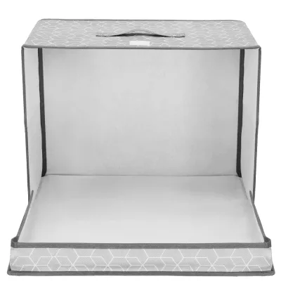 Úložný box 40x30x25 cm SPRINGOS HA0163 sivý