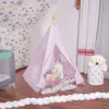 Teepee stan pre deti SPRINGOS TEPE19 ružový