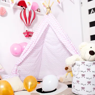 Teepee stan pre deti SPRINGOS TEPE19 ružový
