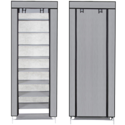 Látkový botník 168x60 cm SPRINGOS HS0004 sivý