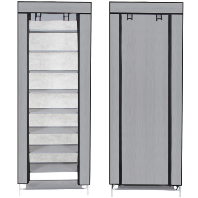 Látkový botník 168x60 cm SPRINGOS HS0004 sivý