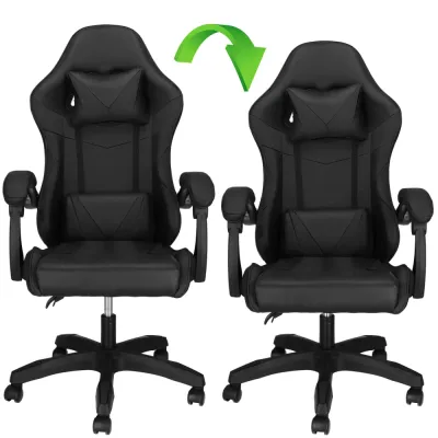 Kancelárska stolička SPRINGOS REVIO čierna