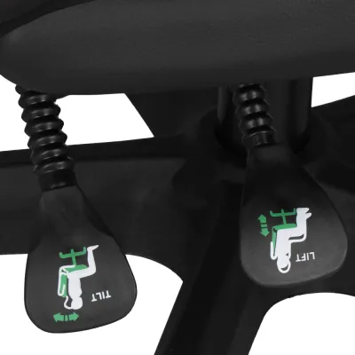 Kancelárska stolička SPRINGOS REVIO čierna