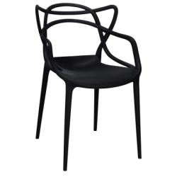 Dizajnová stolička SPRINGOS MATRIX čierna